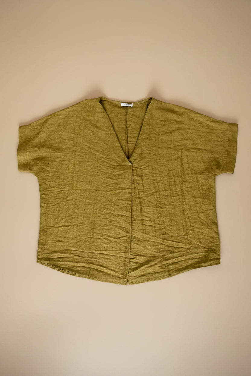 Relaxed Tencel Linen Blouse