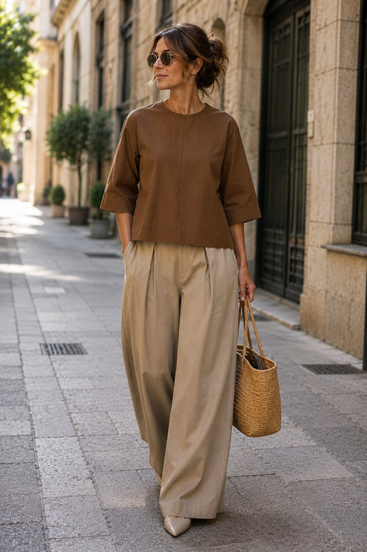Wide leg Trousers