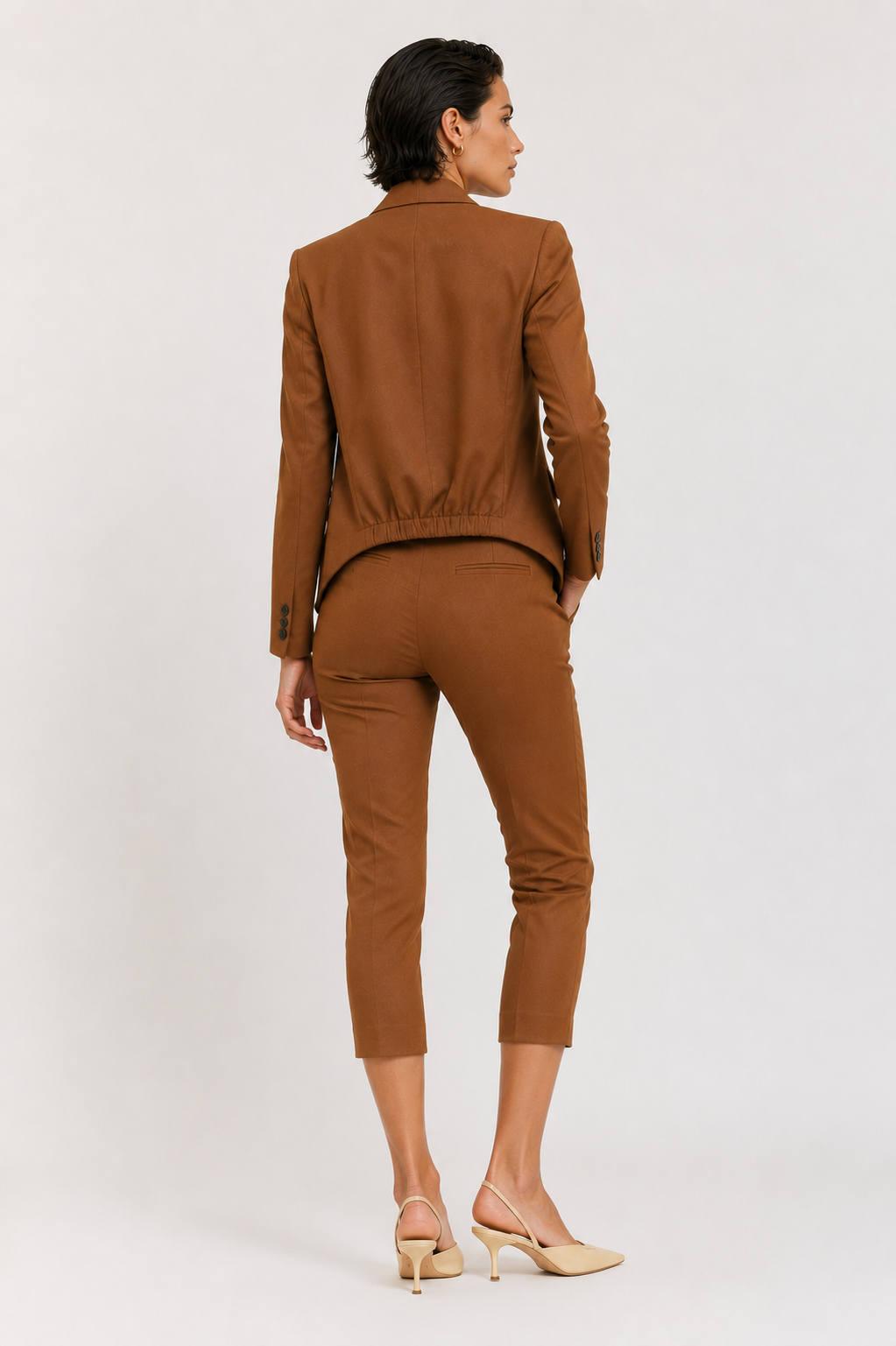 Asymmetrical Tailored Suit Set