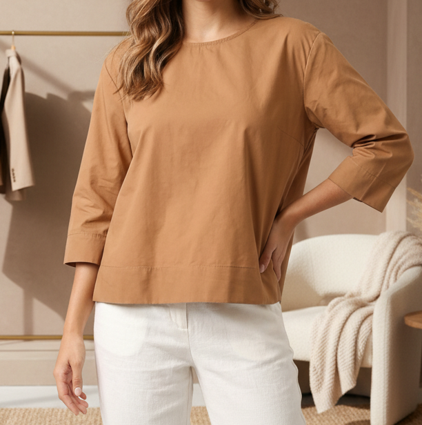 Relaxed Minimalist Blouse