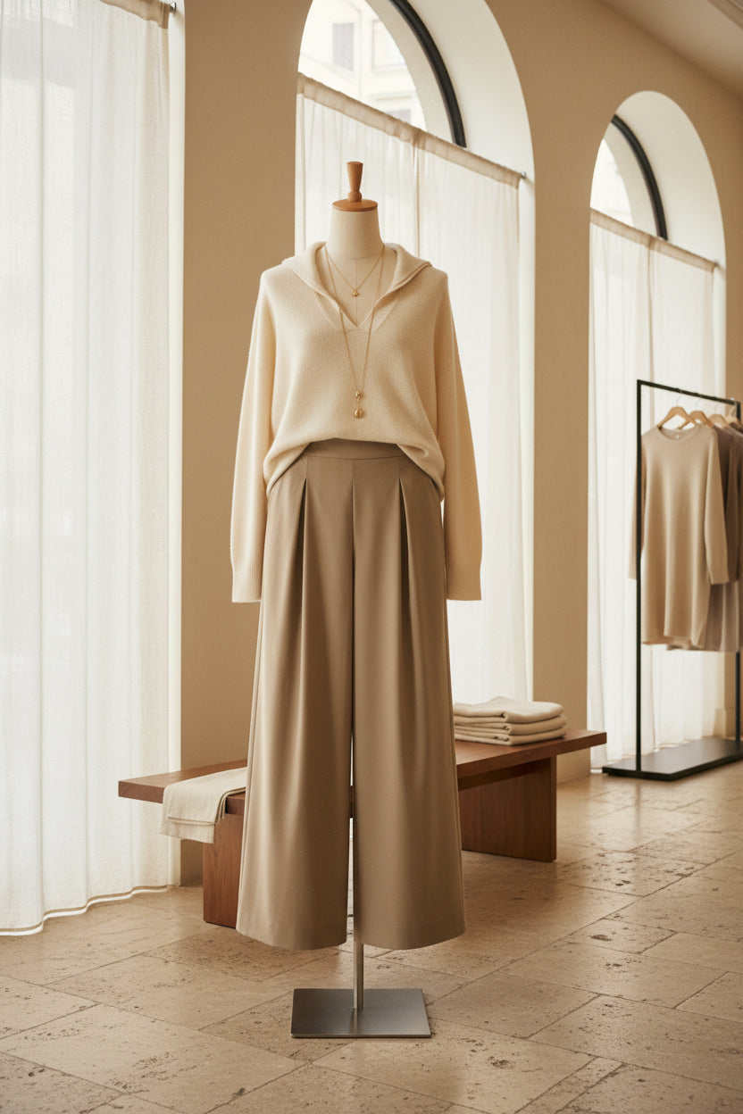 Wide leg Trousers