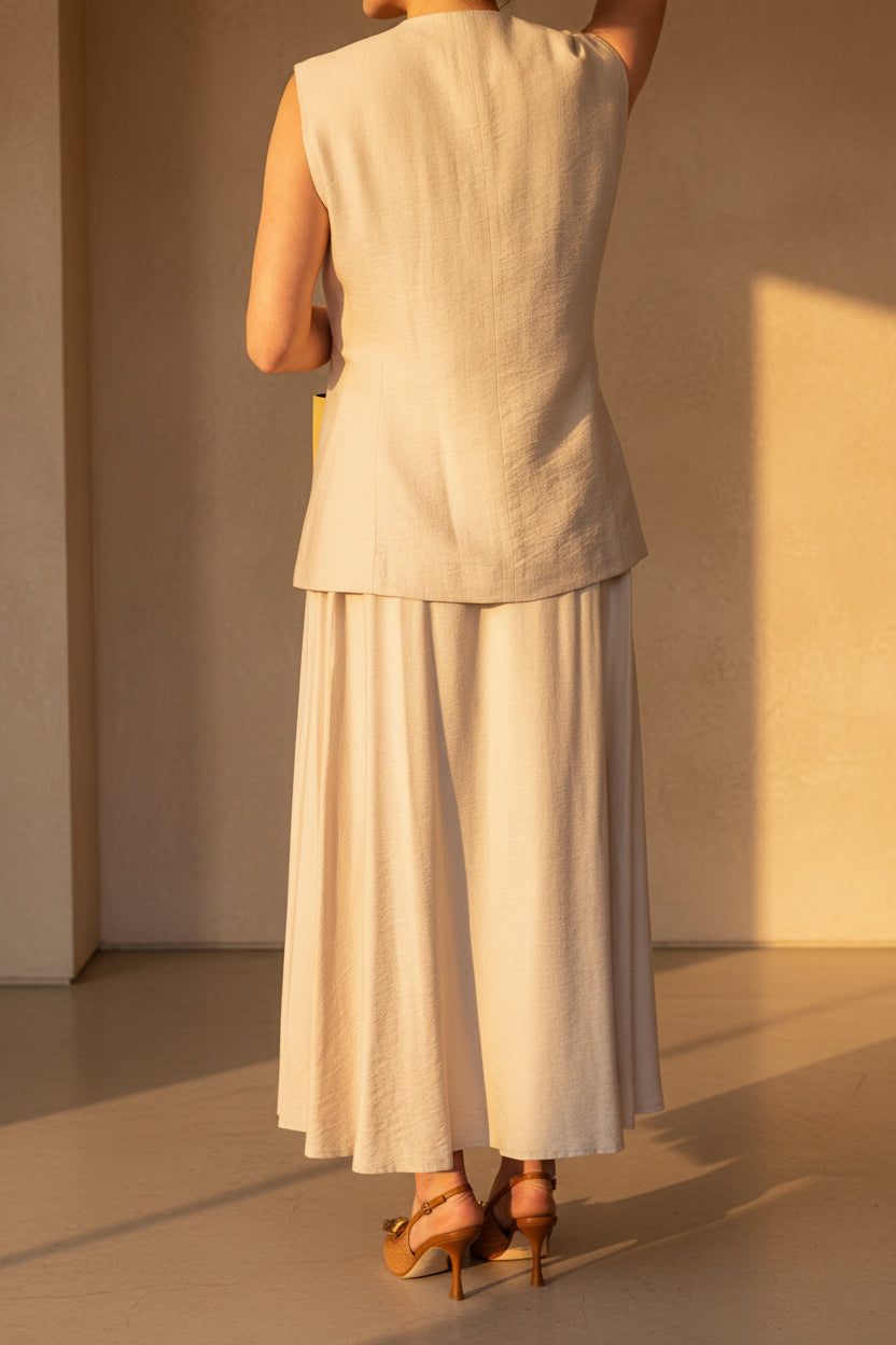 Sienna Vest and Skirt set