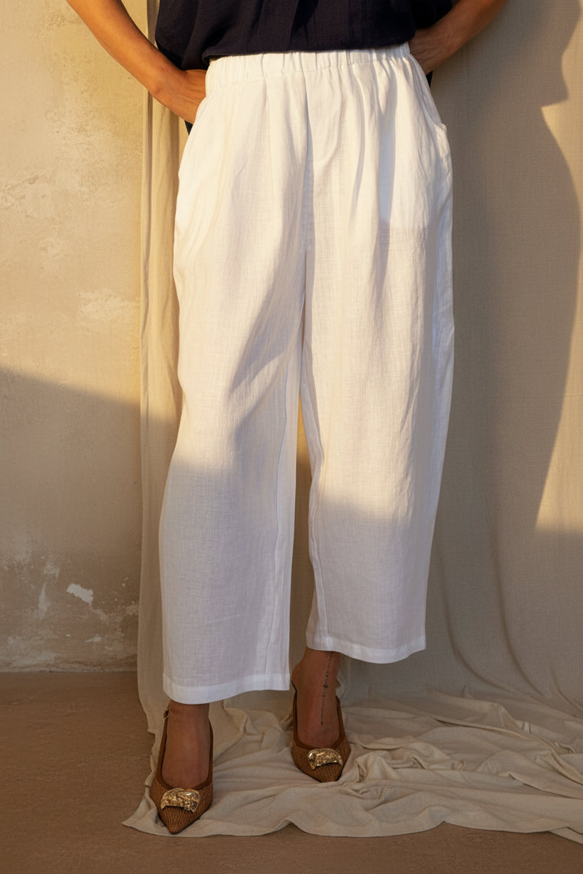 Portofino Linen Barrel pants
