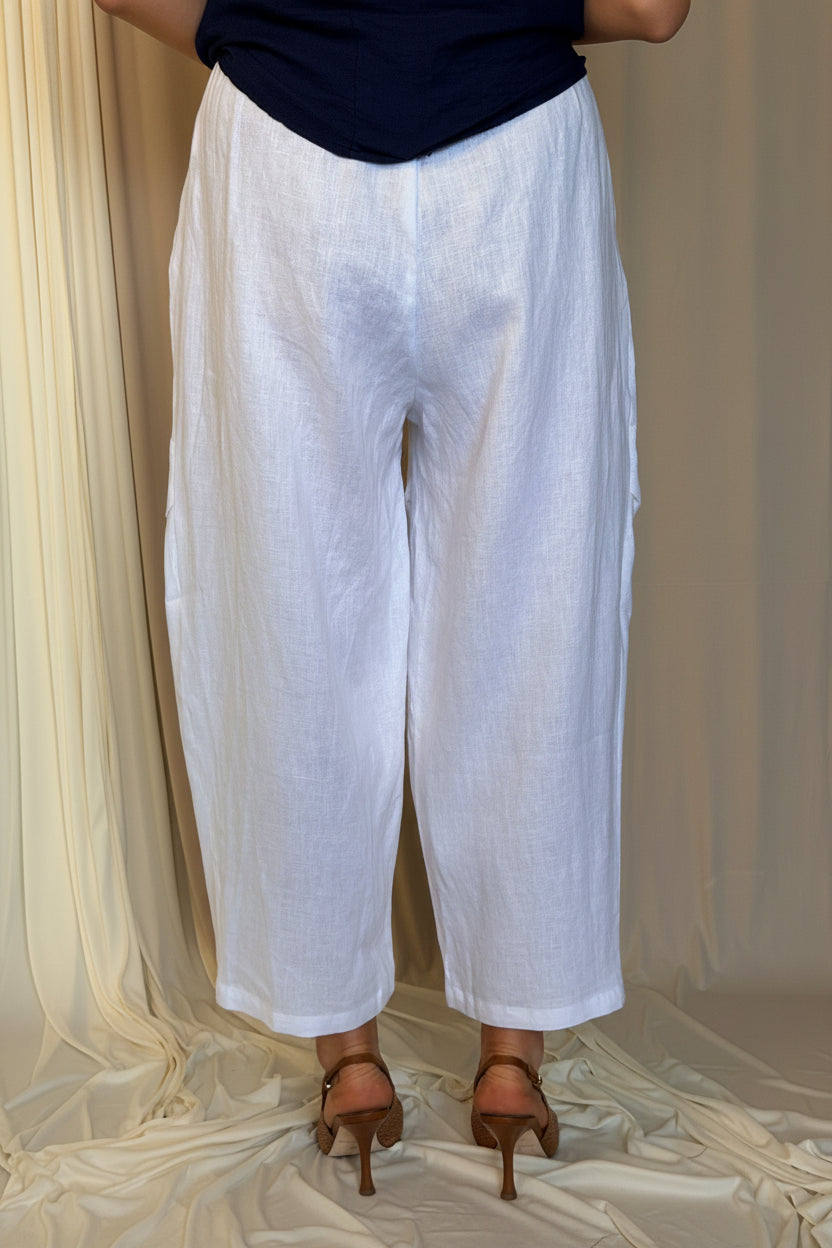 Portofino Linen Barrel pants