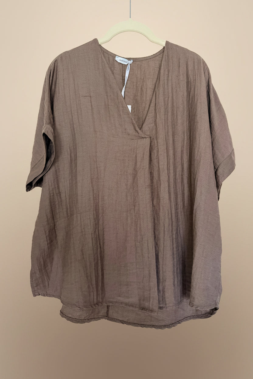 Relaxed Tencel Linen Blouse