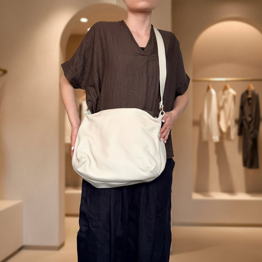 Italian Crescent Shoulder Bag