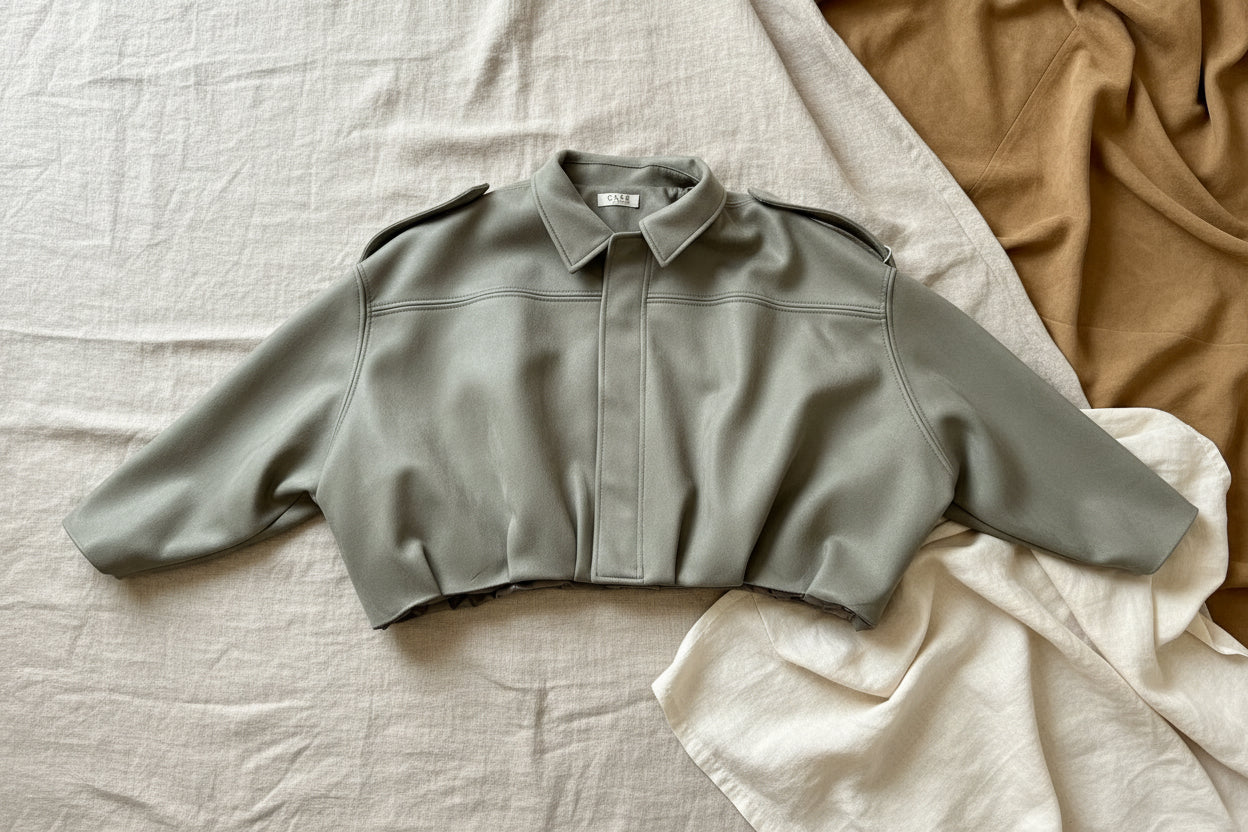 Suede-Look Relaxed Jacket