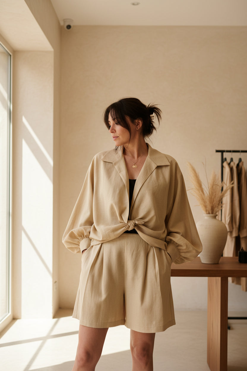 Portofino Linen Blend Shirt
